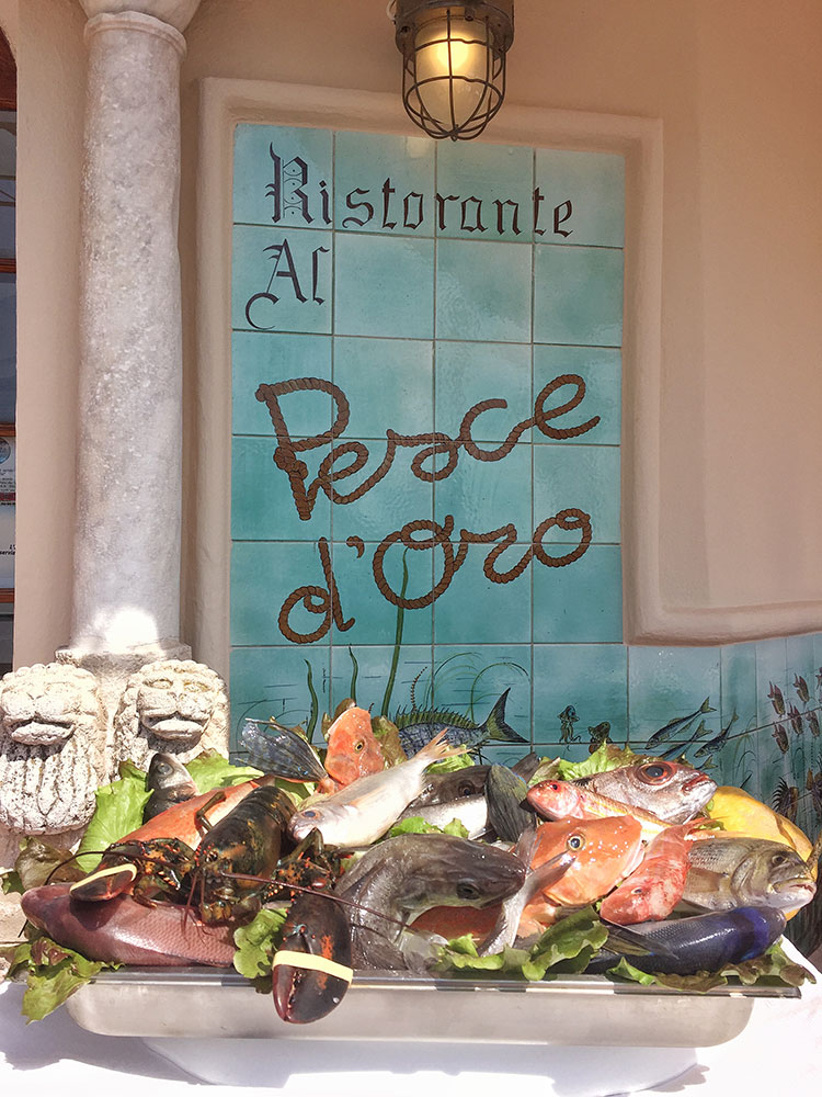 Il ristorante Al Pesce D'Oro 1